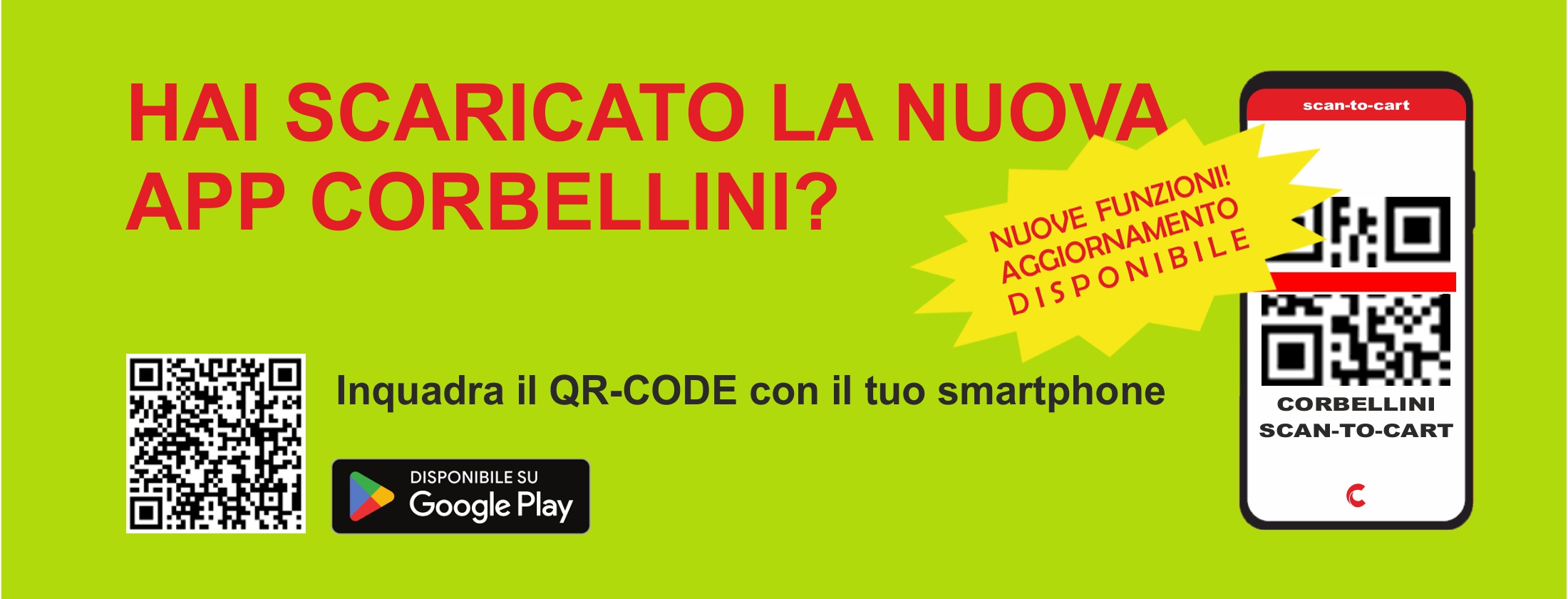 CORBELLINI SCAN-TO-CART